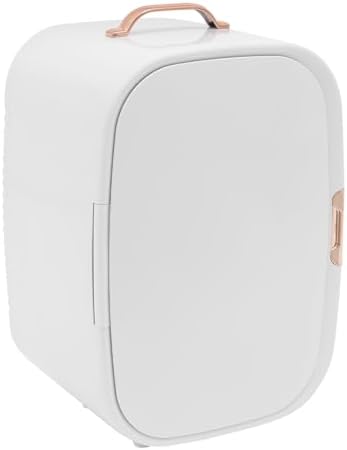 12L Portable Skincare Fridge - Mini Cosmetic Refrigerator with Cooling & Heating, Adjustable Shelves for Makeup, Perfumes, Facial Masks, Lipsticks - Compact Beauty Storage (White)