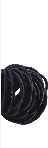 Goody Ouchless Hair Elastics, Black, 36 Count (Pack of 2)