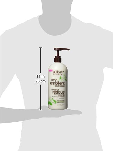 Alba Botanica Daily Moisturizing Lotion,Dry to Very Dry Skin,with Shea Butter and Coconut Oil,32 Oz (Packaging May Vary),(Pack of 2)
