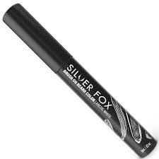 Barbers Choice Silver Line, Facial Hair Brush on Temporary Color for Silver Fox Men- Instantly Brighten White Beards, Mustache & Sideburns, Less Yellow, Easy Application, Off-White