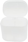 home transparent cotton pads/swabs large capacity storage box with PP(polypropylene) material, easy to use and take,beautiful design, muti-purpose, moisture-proof and dust-proof (Home)