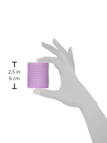Diane D3724 Self Grip Rollers, Purple