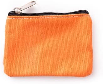 HappyDaily 6 Pack Canvas Zipper Bags Small Makeup Bags Lipstick Cosmatic Organizer Storage Pouch Carrying Purse (Pink/Hotpink/Sky Blue/Purple/Orange/Grey, (3.1" x 5.1"))