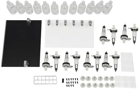 Manual Perfume Dispenser - 12-Bottle Liquid Filling Machine, Desktop Filler for Salon, Bar, Studio - Perfect Transfer Tool for Fragrance, Essential Oils & Cosmetics