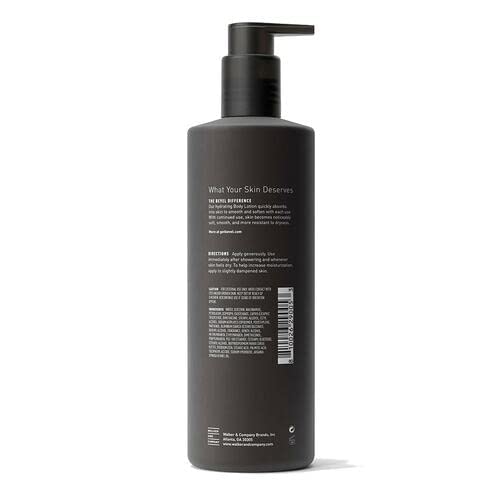 Bevel All Day Body Lotion for Men with Shea Butter and Argan Oil,Lightweight Formula Softens and Smoothes Skin,16 Oz (Packaging May Vary),(Pack of 2)