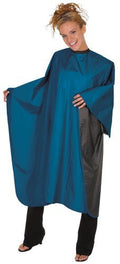 Betty Dain Reversi Reversible Coloring/Styling Cape, Blue/Black