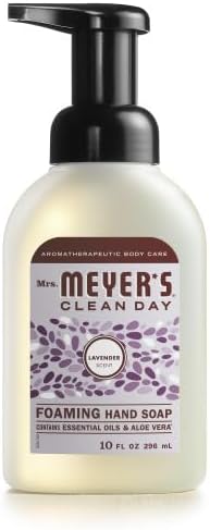 Mrs. Meyer's Foaming Hand Soap, Lavender, 10 Oz (Pack of 6)