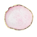 Resin Nail Art Palette Polish Makeup Palettes Nail Painting Mixed Color Palette (Pink)