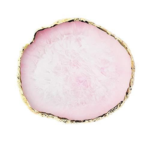Resin Nail Art Palette Polish Makeup Palettes Nail Painting Mixed Color Palette (Pink)