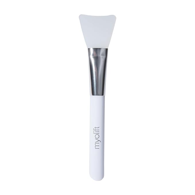 MyoLift 7eWellness Applicator Silicon Brush - Mask applicator brush for Facial Skincare, Reusable brush for the Anti Aging mask, Soft & Durable Face Mask Applicator for gels, DIY masks, easy-to-clean