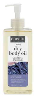 Cuccio Naturale Hydrating Dry Body Oil – Lavender & Chamomile, Fast‑Absorbing Non‑Greasy Moisturizer for Calm Soft Skin, 15.5 fl oz