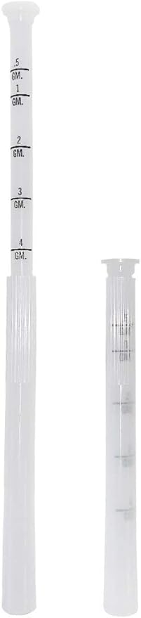 Disposable Plastic Vaginal Cream Applicators Hygienic Threaded Injector Applicator Preseed Estrace Premarin OTC Cream Products Dosage Markings- 15 Pack