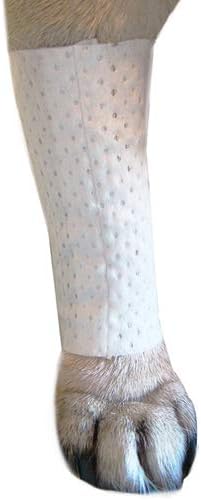 Protective Sleeve Tubular Cover - Bandages - For Dogs Cats and other Pets First Aid Wound Care Comfortable Non-adhesive Breathable and Water Resistant 7 strips (yields 14-21 covers)-(XX-Small)