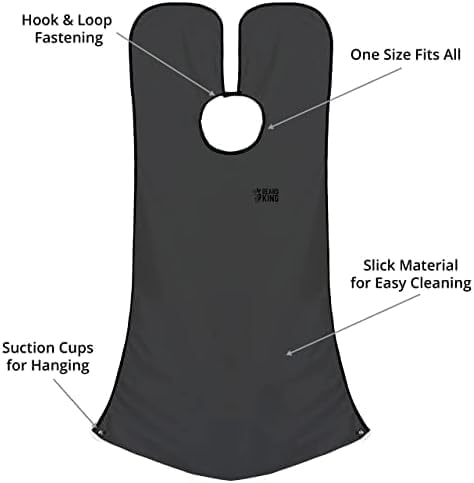 BEARD KING Beard Bib Apron - As Seen on Shark Tank – Gifts for Him, Stocking Stuffers for Men, Mens Gift