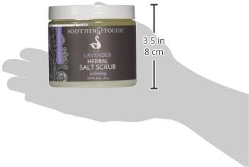 Soothing Touch Herbal Salt Scrub, Lavender - 20 Oz