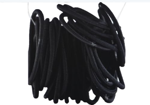 Goody Ouchless Hair Elastics, Black, 36 Count (Pack of 2)