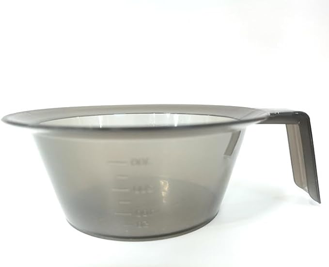 lasenersm 4 Pieces Hair Color Mixing Bowl Hair Color Bowl Hair Dye Bowl Applicator Bowl Plastic Color Mixing Tint Bowls Hair Dyeing Bowls Dyeing Coloring Tool for Home Salon Hairdressing, Pink, Gray