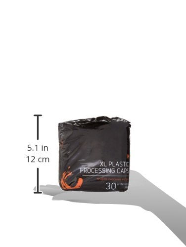 Colortrak Processing Caps, Disposable Dye and Chemical Treatment, Convenient Professional Pack Sizes, for Perms, Conditioners and Color, Bouffant Style Head Coverings with Elastic Trim, Clear