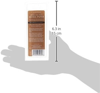 Cuccio Naturale 50-Count Black 80-Grit Pedicure File Refills – Coarse, Water-Resistant, Disposable Abrasive Sheets for Professional Foot Care – Fits Cuccio Stainless Steel Pedicure File
