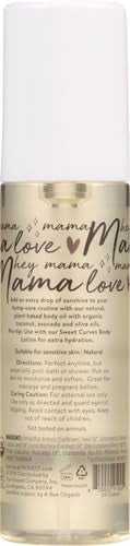The Honest Company Mama Hydrating and Soothing Glow On Body Belly Oil,Plant Based Hypoallergenic,Fragrance-Free,4.2 fl oz,(Pack of 2)
