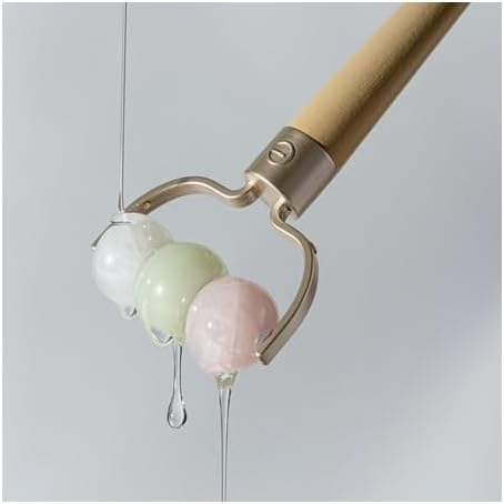 Stone Body Roller with Rose Quartz, Jade & White Jade by EcoTools
