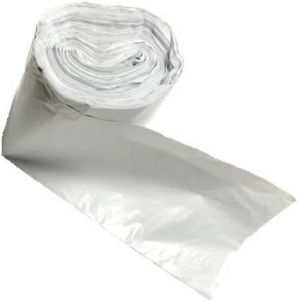 Maxdot 6 Roll 50 Bags Sanitary Napkin Disposal Receptacle Liner Surface Mount Feminine Hygiene Liner Plastic Bags for Wall Mountable Receptacles or Bin, Bathroom, Commercial, Restroom, 12 x 16 Inch