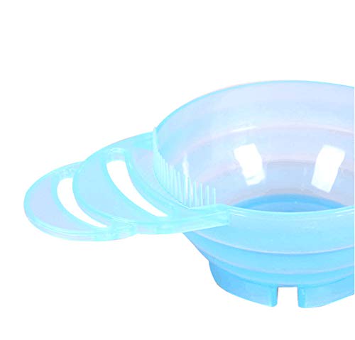 3PCS Plastic Hair Dye Tint Bowl Professional Beauty Salon Hairdresser Coloring Bowl DIY Hair Essence Treatment Special Bowl of Hair Oil Salon Dedicated Dyeing Tools Color Random