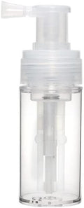 110ml Powder Spray Bottle Portable Detachable Travel Spray Bottle Plastic Powder Sprayer Bottles Container PET Cosmetics BottleRefillable Hair Fiber Applicator for Home Barber Shop
