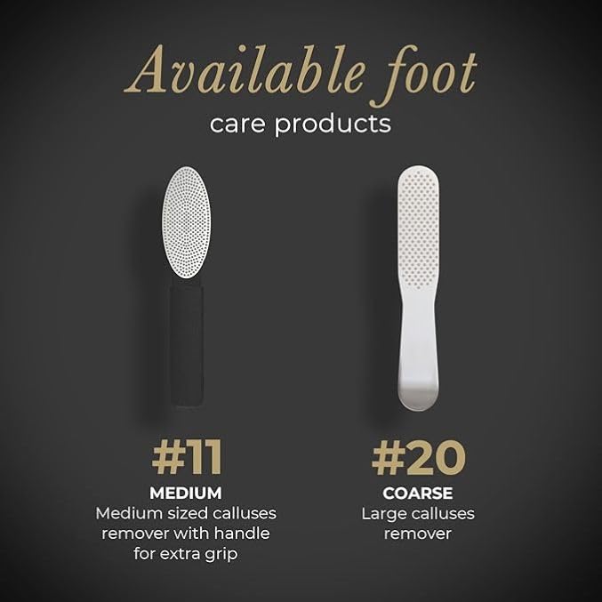 Diamancel Luxury Diamond Foot Buffer - #11 Medium Grit Rasp – For Average Calluses, Rough Skin & Regular Maintenance