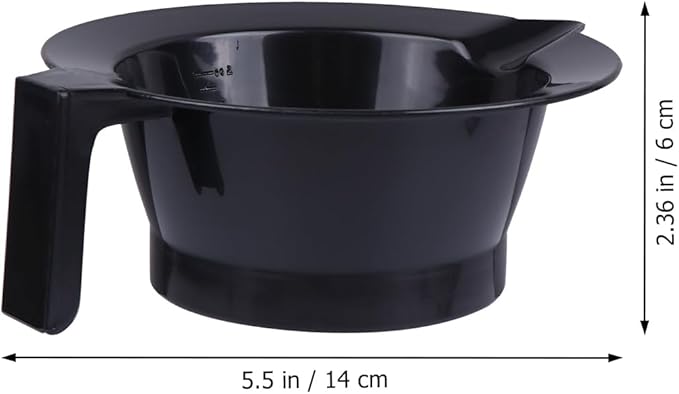 Beaupretty Hair Dye Bowl Set 4Pcs Plastic Hair Color Mixing Bowls for Salon Use Convenient and Reusable Dyeing Supplies