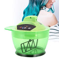 ZJchao Hair Color Mixing Bowl Automatic Electric Hair Dye Mixer Professional Coloring Tool for Salon Use Green Blender for Cream Dye Application