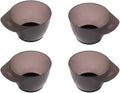 GSHLLO 4 PCS Plastic Hair Color Mixing Tint Bowls - Hair Dye Tinting Tools for Salon Hairdressing