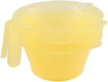 Hair Color Mixing Bowl with Handle 3-Piece Plastic Hair Dye Bowls for Salon and Home Diy Coloring Easy to Clean Tint Cups