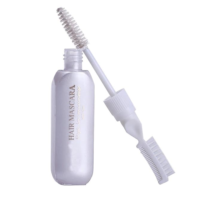 Temporary Hair Mascara Washable Temporary Hair Color Chalk Hair Dye Stick Non-toxic Instant Dye(White)