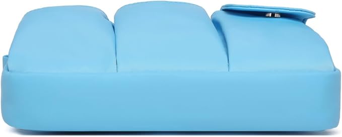 Storage Bag-arge Cosmetic Bag for Women Travel Makeup Bag Zip Up Bag Pure Cotton Canvas Can be Suspended (Sky Blue)