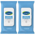 Cetaphil Face and Body Wipes, Gentle Skin Cleansing Cloths, 25 Count (Pack of 2), for Dry, Sensitive Skin, Flip Top Closure, Great for the Gym, Travel, in the Car, Hypoallergenic, Fragrance Free