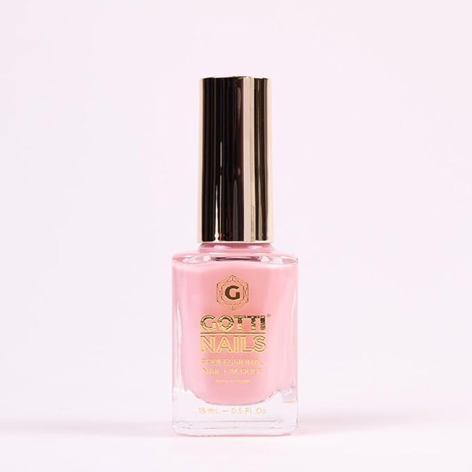 Gotti Nails Lacquer #17L My Heavenly Body, Pale Pink, Classic Nail Polish Colors | Crème, Shimmer, and Glitter Chip Resistant Nail-Polish | Fast Drying, Streak-free Formula | 0.5 Fl Oz