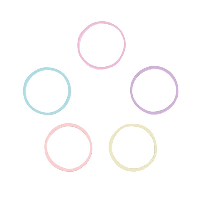 Baby Hair Ties Elastic Hair Rubber Bands,400pcs Multi Color Small Hair Holder Hair Tie for Kids Girls