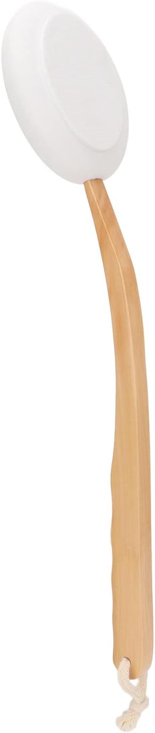 Back Lotion Applicator with Long Handle for Men and Women. Easy Application of Lotions and Shower Gels. Exfoliation and Skin Tool. Suitable for Home Use. Portable Design with 6 Replacemen