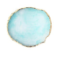 Resin Nail Art Palette Polish Makeup Palettes Nail Painting Mixed Color Palette (Blue)