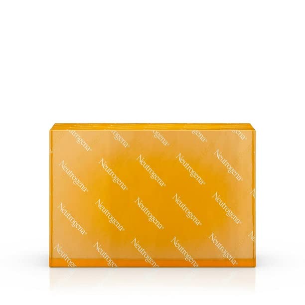 Neutrogena Original Fragrance-Free Facial Cleansing Bar with Glycerin, Pure & Transparent Gentle Face Wash Bar Soap, Free of Harsh Detergents, Dyes & Hardeners, 3.5 oz (Pack of 3)