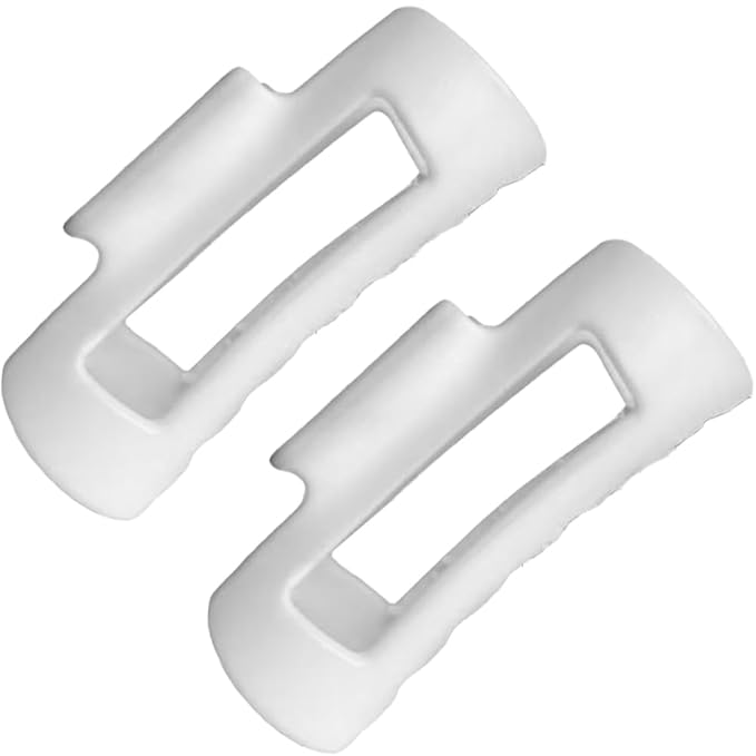 Fashion Hair Clips, Cloud Hair Pins for Women, 3.9 inch Hair Claw Clip for Thick/Fine/Thin/Curly Hairstyle, White 2 Pack