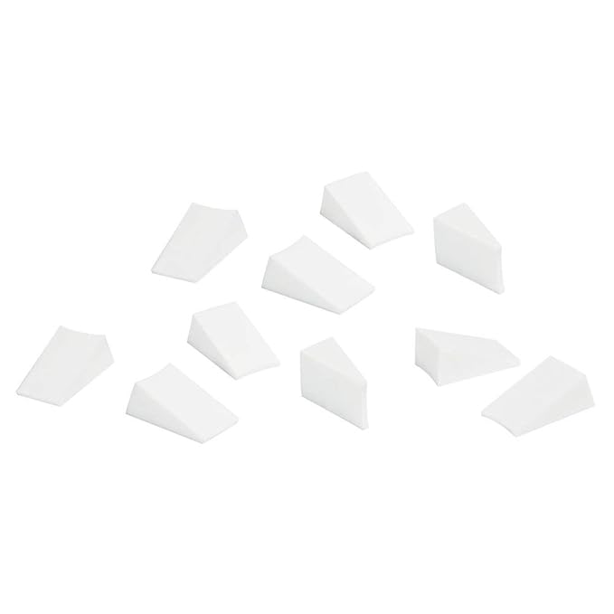 Artist's Choice 100 Pack Makeup Sponge Mini Applicator Wedges, Triangle Cosmetic Sponges for Foundation, Blush, Eye Shadow, Blending and Smoothing, Disposable, Latex Free