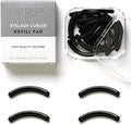 Black Eyelash Curler Refills (24-Pack) Replacement Pads | Eye Lash and Cosmetic Accessory | Create Permanent Curls and Intense Lashes | Universal Fit for Standard Curlers