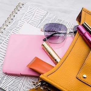 Empty Eyelash Storage Box,Eyelash Storage False Eyelash Display Box can Holds a large number of False Eyelashes Xmas Gift for Girls Makeup Lovers (Pink)