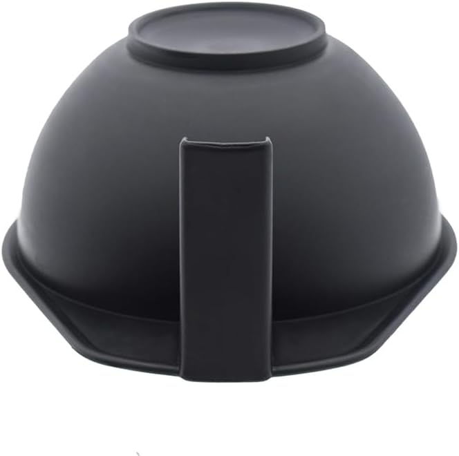 lasenersm 2 Pieces Hair Color Mixing Bowl Hair Color Bowl Hair Dye Bowl Applicator Bowl Plastic Color Mixing Tint Bowls Hair Dyeing Bowls Dyeing Coloring Tool for Home Salon Hairdressing, Black