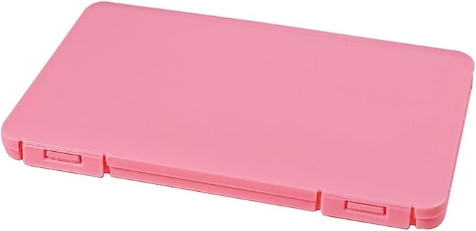 Empty Eyelash Storage Box,Eyelash Storage False Eyelash Display Box can Holds a large number of False Eyelashes Xmas Gift for Girls Makeup Lovers (Pink)
