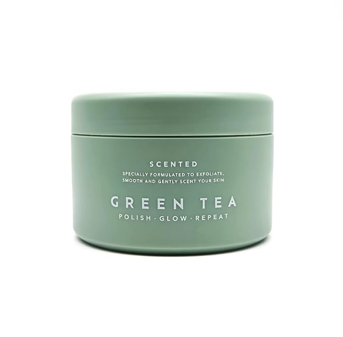 Asquith & Somerset Green Tea Scented Body Polish, Exfoliating Skin Scrub, 650g (22.92 oz)