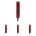 ConairMAN Beard Trimmer for Men Includes Nose and Ear Hair Trimmer and 5-Position Comb Attachment, 4 Piece Men's Grooming Kit, Corded (Pack of 4)