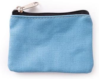 HappyDaily 6 Pack Canvas Zipper Bags Small Makeup Bags Lipstick Cosmatic Organizer Storage Pouch Carrying Purse (Pink/Hotpink/Sky Blue/Purple/Orange/Grey, (3.1" x 5.1"))